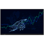 Prestigio Solutions MultiBoard (Monoblock) 65" Light Series: UHD: 3840x2160, OS: Android 8.0, PC: ARM Cortex Dual Core A73+A53 / 3GB RAM / 32GB eMMC, IR MultiTouch 20 TP, 7 writing pens, Wall Mount kit