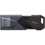 Kingston 64GB Portable USB 3.2 Gen 1 DataTraveler Exodia Onyx