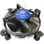 Intel E97379-003 Core i3/i5/i7 Socket 1150/1155/1156 4-Pin Connector CPU Cooler with Aluminum Heatsink and 3.5-Inch Fan for Desktop PC Computer