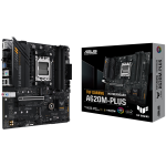 ASUS TUF GAMING A620M-PLUS AM5 mATX gaming MB - AMD A620 4xDIMM DDR5 2xM.2 4xSATA PCIe 4.0 2.5Gb Ethernet 2xDisplayPort 1xHDMI with Aura Sync